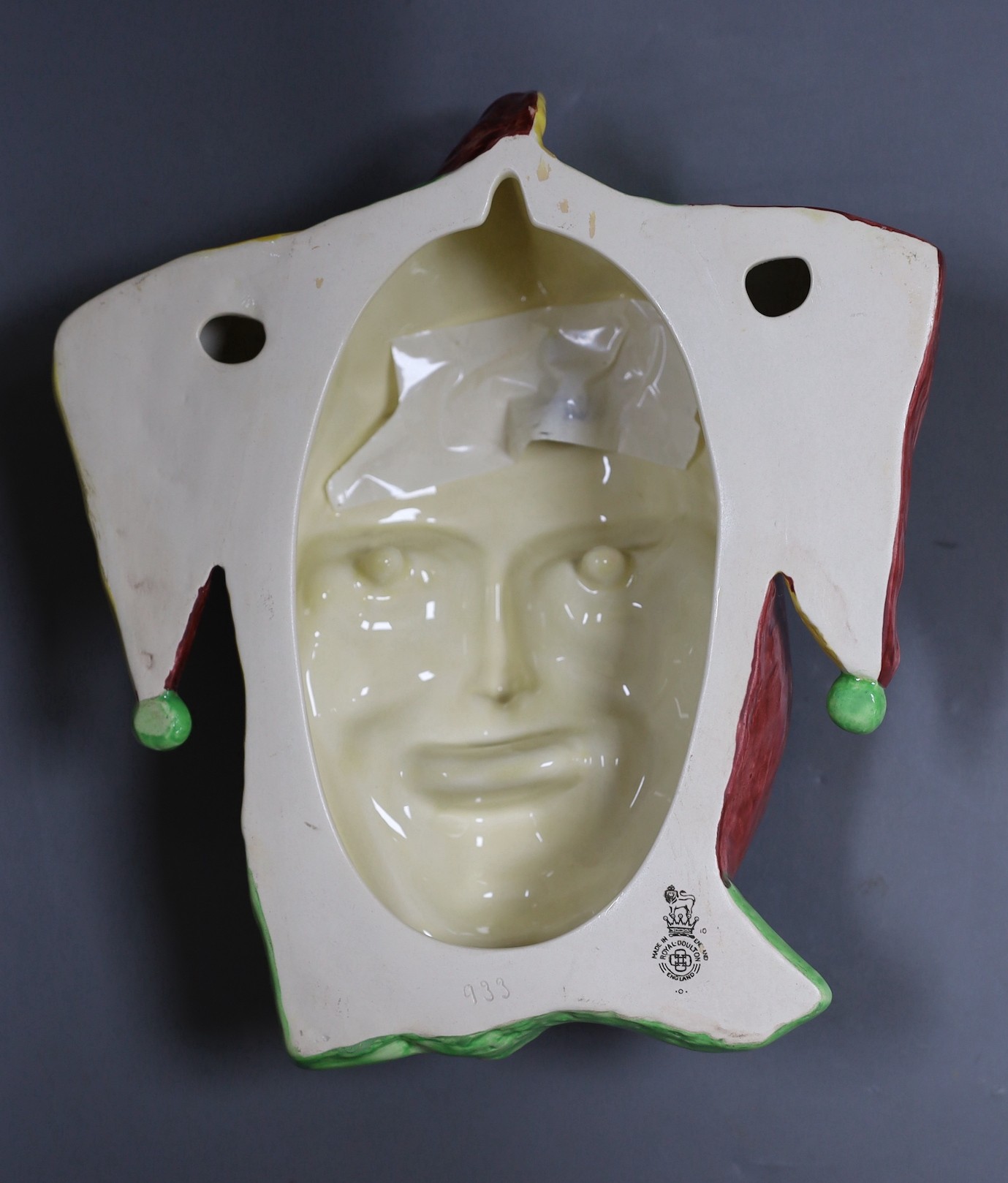 A Royal Doulton 'Joker' wall mask. 27cm tall
